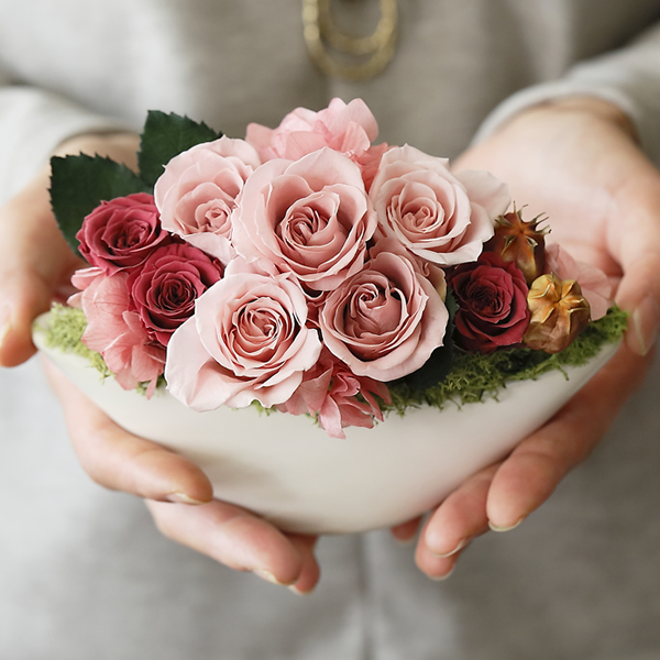 感謝-ワイド（横）の通販・販売|プリザーブドフラワー|はギフトの