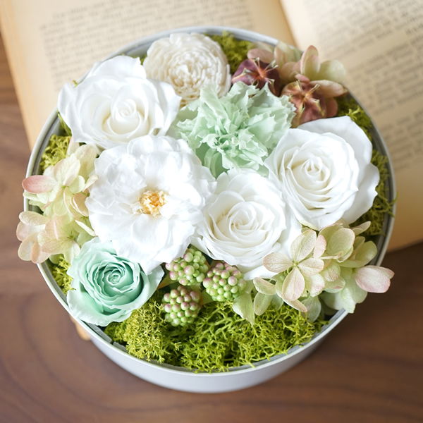 結婚祝い、祝電、電報、お花、プリザーブドフラワー、グラウンド、神戸